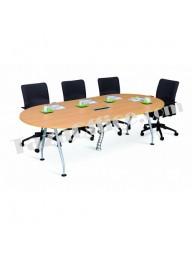 Oval Conference Table with Inula Leg